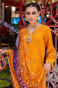 Robe de pelouse de marque indienne pakistanaise costume brodé de qualité d'exportation robe de fête de mariage formelle la plus vendue - Product Image 2