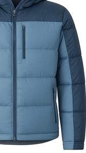 Chaqueta Acolchada Transpirable Ecológica de Estilo Urbano para Hombre, Chaqueta de Invierno con Capucha de Alta Calidad, Cierre de Cremallera Frontal con Logotipo, Diseño Sólido - Product Image 6