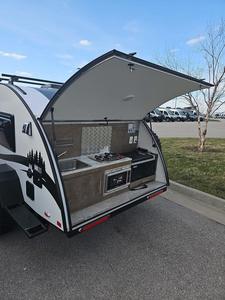 Mini-caravane pliante Teardrop de style australien, légère, moderne, en alliage d'aluminium, étanche, haute performance - Product Image 4