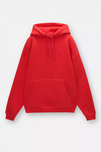 เสื้อมีฮู้ดโอเวอร์ไซส์คุณภาพสูงผ้าฝ้ายขนแกะสำหรับทุกเพศเสื้อแนวสตรีท OEM & ODM - Product Image 4