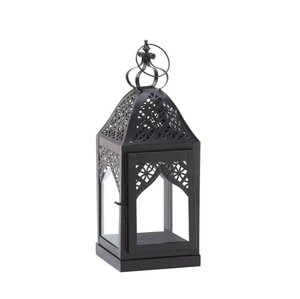 Designer <b>Glass</b> <b>Hanging</b> Lanterns With Gold Metal <b>Frame</b> Moroccan Candle Lantern for Home and Wedding Decorations - Product Image 6