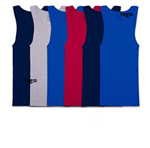 เสื้อกล้ามผ้าฝ้าย100% ผู้ชายเสื้อผ้าแฟชั่นนำเข้าพร้อมแท็กปิดแบบดึงและซักด้วยเครื่องได้ - Product Image 5