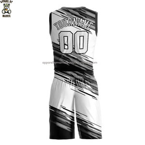 Tenue de basket-ball performante avec tissu absorbant l'humidité, noms et numéros de joueurs personnalisés pour les équipes d'académies - Product Image 3