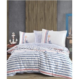 Ensemble de housse de couette en popeline double Olimpia White Hobby - Product Image 2