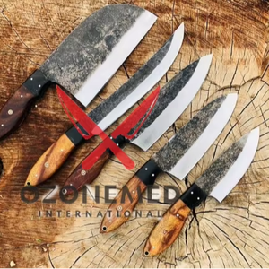 ชุดมีดเชฟมืออาชีพสแตนเลสดามัสกัสสำหรับใช้ในห้องครัวงานแฮนด์เมดพรีเมี่ยม - Product Image 3