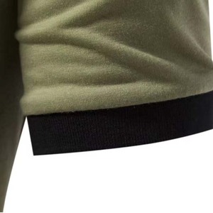 High Street Style Hombres Bordado Contraste Color para camisa Manga corta Algodón Transpirable Ecológico Tallas grandes Ropa de verano - Product Image 3