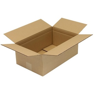 Paper & Media <b>Boxes</b>-Single-Wall Corrugated <b>Cardboard</b> Box 400x250x150mm Quality 1.30 C Brown TRANSPAK Pack of 25 - Product Image 1
