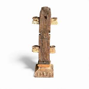 Candelabro de Madera con Diseño de Linterna, Elegantes Portavelas para Decoración del Hogar, Bodas, Navidad y Pascua - Product Image 6