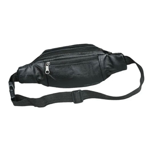 Cinturón de cintura con cremallera antirrobo de alta resistencia Unisex de cuero PU con diseño de eslinga elegante para hombres y mujeres - Product Image 6