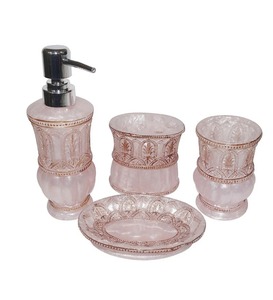 Phòng Tắm Sang Trọng Thiết Lập Xuất Khẩu Chất Lượng Trang Chủ Trang Trí Tắm Organizer Kit Hot Bán Đá Cẩm Thạch Phòng Tắm Thiết Lập Trong Giá Rẻ Giá - Product Image 2