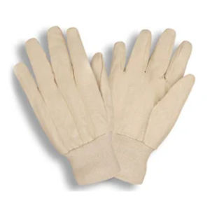Guantes completos de algodón 100%, guantes protectores de trabajo de punto de hilo de algodón resistentes al desgaste, guantes de cuerda de algodón para jardinería - Product Image 3