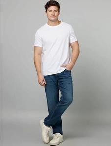 Camiseta de algodón Pima para hombre, Camiseta de algodón Supima orgánico teñido liso, Camiseta corta en blanco para hombre, camiseta ajustada bordada personalizada - Product Image 2