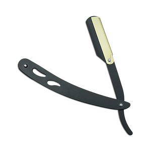 Navaja de Afeitar Profesional para Barberos, de Acero con Alto Contenido de Carbono, con Hojas de un Solo Filo y Sistema de Hojas Reemplazables - Product Image 4