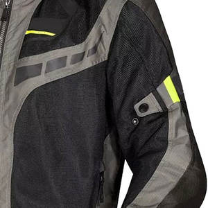 Chaqueta Textil para Motocicleta, Impermeable y Transpirable, con Ventilación con Cremallera, Protección y Franjas Reflectantes - Product Image 6