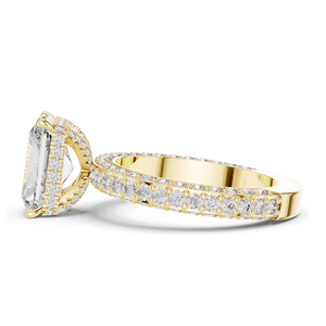 Bague en diamant CVD cultivé en laboratoire 5,454 CT VVS-VS EF pour femmes, disponible en or 18 carats, 14 carats, 10 carats et argent 925, rose, jaune, blanc - Product Image 4