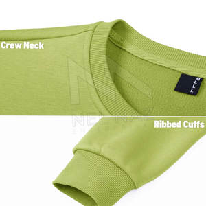 Unique Style Cotton Polyester <b>Plain</b> <b>Sweatshirt</b> With Long Sleeve Male Sweat Shirt With Crew Neck for Men - Product Image 5