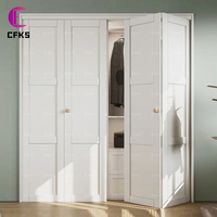 Porte pliante en bois massif de haute qualité pour salon, imperméable, séparateur de pièce moderne, garantie de 3 ans