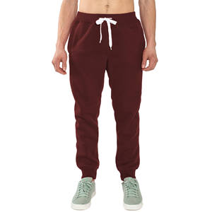 Pantalons pour hommes personnalisés polaire athlétique entraînement Jogger pantalons de survêtement hommes poche zippée cordon Gym Joggers pantalons pour hommes - Product Image 5