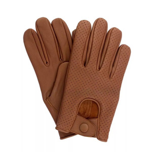Sécurité industrielle Protection des mains en cuir de vachette Gants de conduite à la mode Gants de conducteur de voiture doux et confortables - Product Image 1
