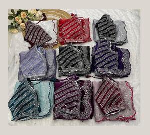 Dernier sari chic à la mode ethnique indien Boutique Designer Party Wear Saree ethnique exclusif Broderie soie nuptiale Sari Chic indien - Product Image 1