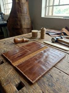 Men's Slim Custom <b>RFID</b> Smart <b>Card</b> <b>Wallet</b> Long Minimalist Leather Design Open Closure Factory Wholesale New Design Polyester - Product Image 2