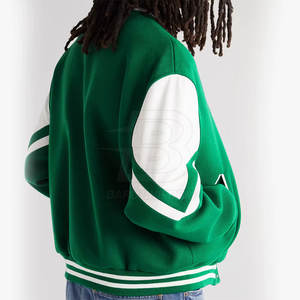 Top prix veste Letterman veste d'hiver de haute qualité 100% coton fait veste Letterman pour hommes - Product Image 3