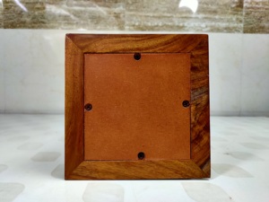 Square Rosewood Pet <b>Urn</b> Classical Design Durable Wood Casket for Dogs - Product Image 3