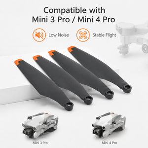 ใบพัดโดรนแบบเสียงเบาสำหรับ DJI Mini 3 Pro, Mini 4 Pro, Mini 5 Pro ของแท้ พร้อมส่ง ขายส่ง มีสินค้าในสต็อก - Product Image 3