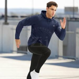 Sudadera con capucha de lana Logotipo personalizado Bordado Ropa de calle de gran tamaño Alta calidad Personalizada 280Gsm French Terry Pullover Suelto Casual - Product Image 4