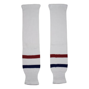Chaussettes tricotées de hockey sur glace entièrement personnalisables pour la vente en ligne Chaussettes tricotées de hockey sur glace de vente directe d'usine pour adultes - Product Image 1