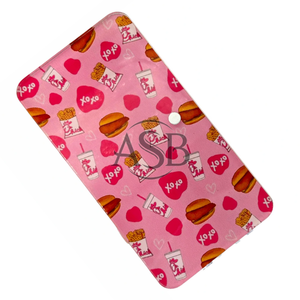 Lash Tile Love <b>Valentine</b> Customizable Acrylic Beauty Instruments Fast Food Print Love Theme Custom Logo Printing - Product Image 5