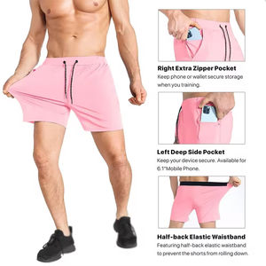 OEM Nouvelles Meilleures Ventes hommes Shorts d'été Hommes Shorts Casual Plain Custom Summer Sports Gym Shorts Pour Hommes Fitness Workout Wear - Product Image 2