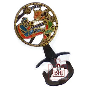 Brass Small Handmade Creative Vintage Metal Candle Stick Home Decor Art Candle Holder for Home Decoration (125x85x75mm) - Product Image 2