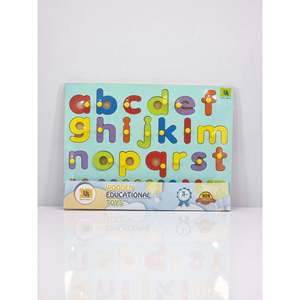 Juguete Educativo de Madera con el Alfabeto Inglés en Minúsculas - Product Image 1