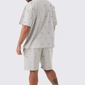 เสื้อยืดผ้าฝ้าย100% ขนาดใหญ่พิเศษของผู้ชายเสื้อยืด260ใส่สบายขนาดใหญ่กว่าปกติ - Product Image 4