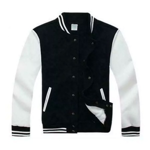 Chaquetas Varsity OEM para Hombre y Mujer, Bordado Personalizado, Chaquetas de Motocicleta al por Mayor, Forro Polar Frontal, Cierre de Botones, Ropa de Otoño - Product Image 2