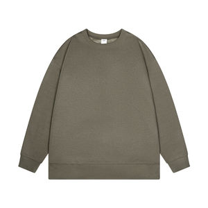 Meilleure qualité coton unisexe surdimensionné blanc grande taille col rond femmes sweat brodé personnalisé hommes sweat unisexe - Product Image 2