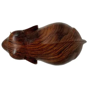 Handmade Wooden <b>Elephant</b> Statue, Hand Carved Wooden <b>Elephant</b> Sculpture, Wood <b>Elephant</b> Carving - Product Image 3