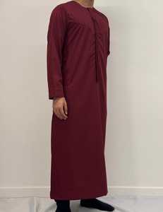 Thobe marocain XXL pour hommes, robes en coton faites à la main de qualité supérieure, belle abaya ample de style numérique, nouvelle abaya musulmane traditionnelle - Product Image 3