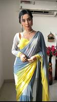 Blus Sari Desainer untuk Pesta Bollywood, Saree Etnik India Siap Pakai Satu Menit untuk Festival Musim Dingin dan Musim Panas, Anti Kusut