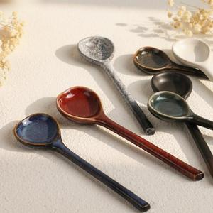 Juego de Cucharas para Servir de Diseño Contemporáneo, Mango Largo, Resina Ecológica, Ligeras, con Acabado Espejo - Product Image 5