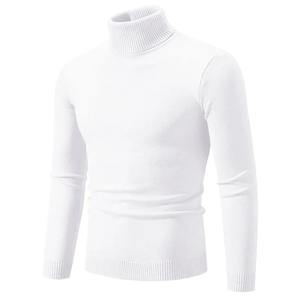 Suéter de cuello alto para hombre de nueva tendencia, suéter de punto, ropa informal cálida para hombre, suéter de punto para hombre - Product Image 3
