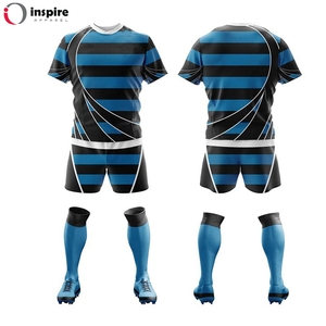 Conjuntos de Uniformes de Rugby/Fútbol Personalizados de Nuevo Diseño para Hombre, Transpirables, Resistentes al Viento, Antibacterianos, Ecológicos, de Nailon/Cachemira, Unisex - Product Image 1