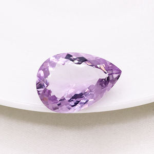 25x18mm Améthyste Naturelle Poire Coupe À La Main Pierres Précieuses Lâches Pour La Fabrication De Pendentif AAA Qualité Pierres Précieuses Lâches Au Prix De Gros - Product Image 2