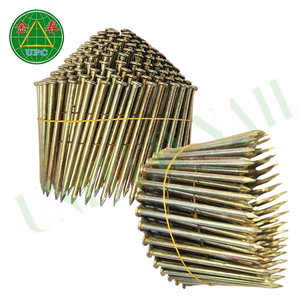 Clavos de bobina de alambre de acero con vástago espiral de alta durabilidad superventas, tipo de cabeza a cuadros de Vietnam para fabricación de palés - Product Image 5