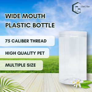 Bocaux en plastique à large ouverture de haute qualité, échantillon gratuit, emballage alimentaire et de boissons, fabricant et fournisseur TINH DIEU VIETNAM, vente en gros - Product Image 2