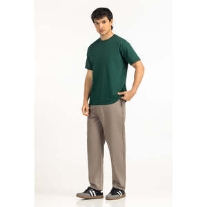 T-shirt oversize en jersey coupe décontractée pour hommes et femmes MN-TS-SS26-011-A 240 grammes, uni, coupe ample, T-shirt de créateur - Product Image 3
