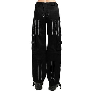 Pantalon à chaîne noir gothique pour femmes, mode, manchette sombre, haute qualité 2026 - Product Image 3