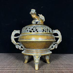 Brûleur d'encens en laiton pour Bakhoor, style arabe, 100% naturel, usage religieux, crée un arôme pour la maison et les bureaux - Product Image 1