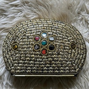 Monedero de mosaico étnico hecho a mano, bolso de mano indio con incrustaciones de piedra, bolso de fiesta nupcial, monedero de regalo de boda para damas - Product Image 6